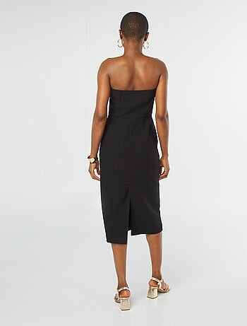 Vestido midi bustier