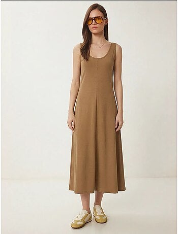 Vestido midi con escote en u istanbul