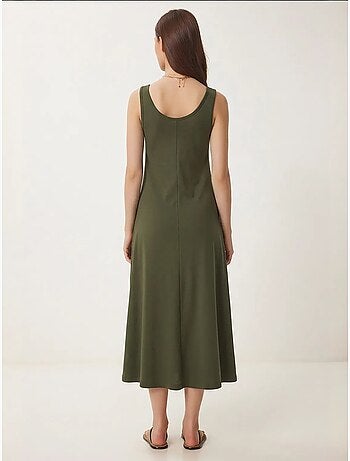 Vestido midi con escote en u istanbul