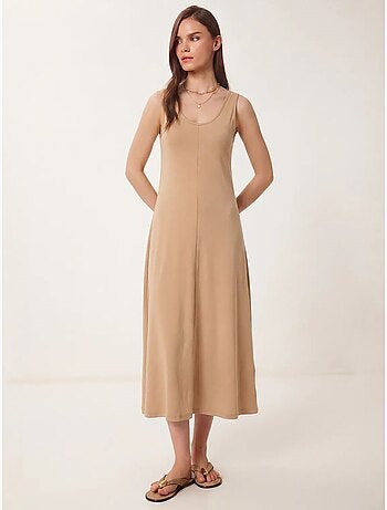 Vestido midi con escote en u istanbul