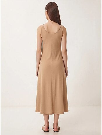 Vestido midi con escote en u istanbul
