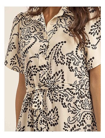 Vestido midi con motivos IONELA