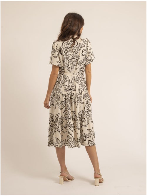 Vestido midi con motivos IONELA - Kiabi