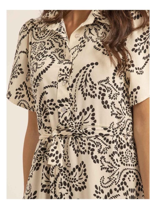 Vestido midi con motivos IONELA - Kiabi
