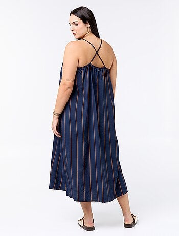 Vestido midi con tirantes ajustables