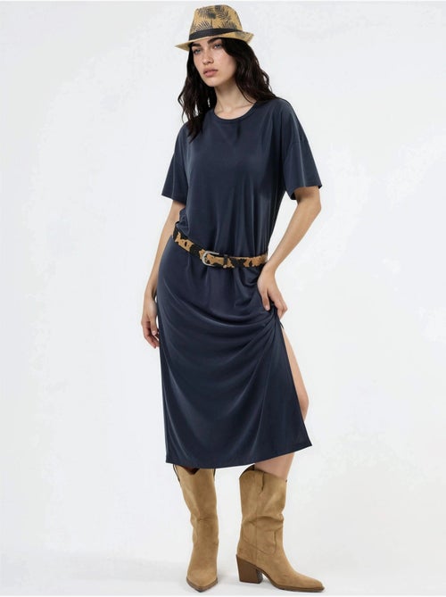 Vestido midi de corte relajado hiccup - Kiabi