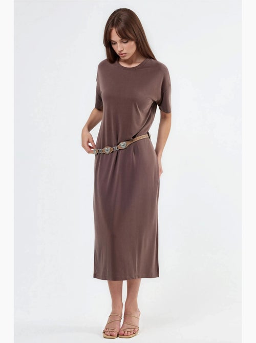 Vestido midi de corte relajado hiccup - Kiabi