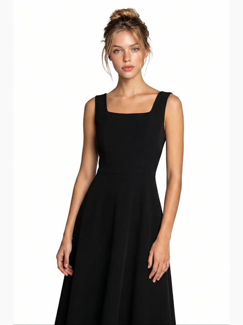 Vestido midi de línea a de popelina de algodón istanbul - Kiabi Vestido midi de línea a de popelina de algodón istanbul - Kiabi