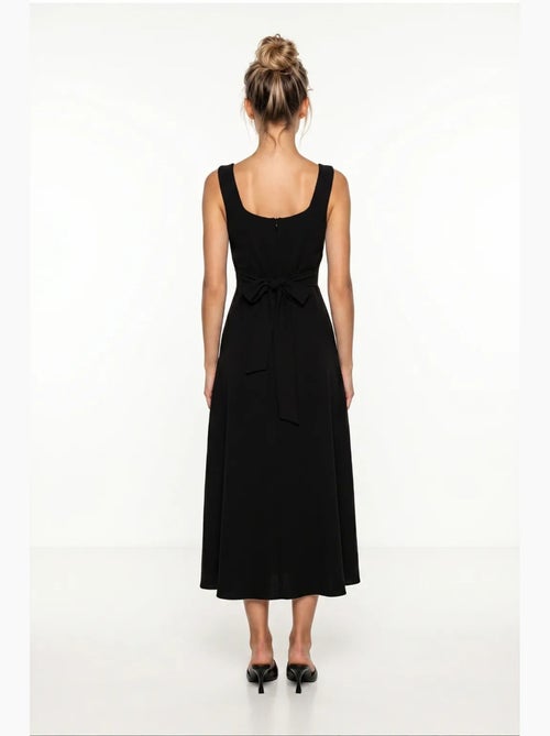 Vestido midi de línea a de popelina de algodón istanbul - Kiabi Vestido midi de línea a de popelina de algodón istanbul - Kiabi
