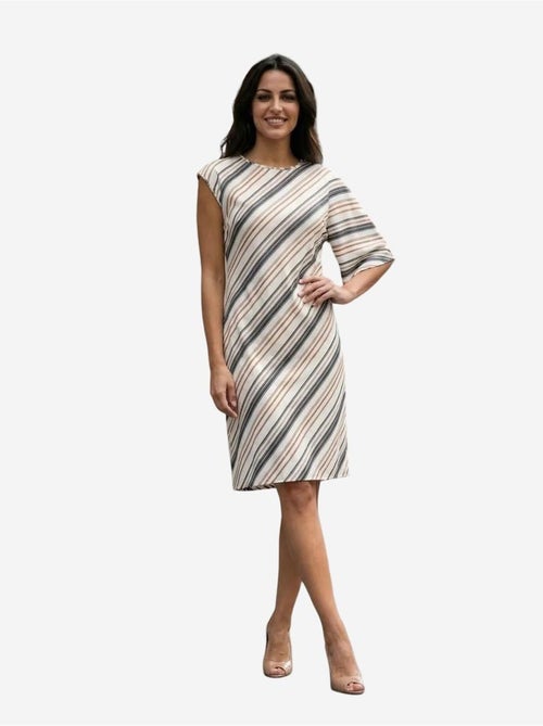 Vestido midi de lyocell a rayas my fashion - Kiabi