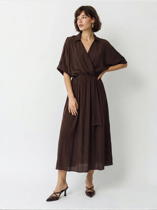 Vestido midi de mujer lucci - Kiabi Vestido midi de mujer lucci - Kiabi