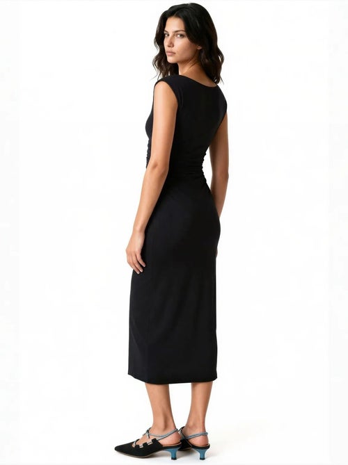 Vestido midi de poliamida y elastano para mujer busem - Kiabi