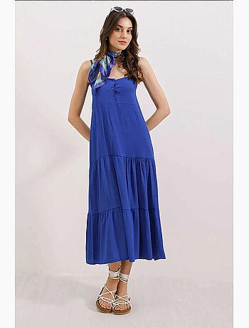 Vestido midi de tirantes bdart