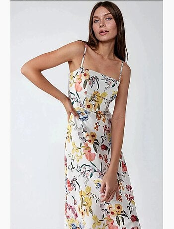Vestido midi estampado hiccup