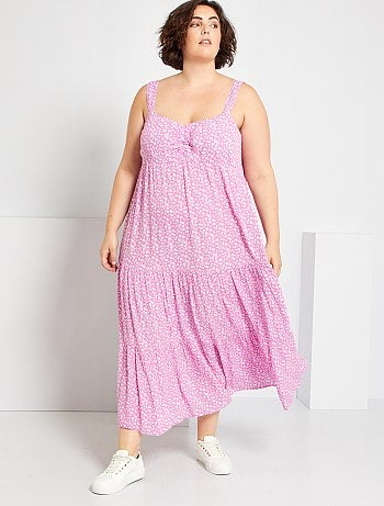 Rebajas Vestidos estampados en tallas grandes de mujer baratos - Moda -  Kiabi