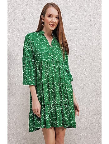 Vestido midi estampado