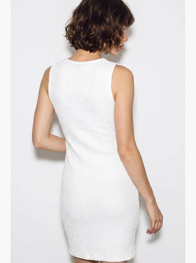 Vestido midi lucci Blanco - Kiabi