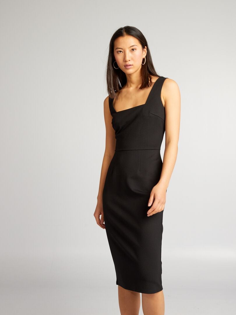 Vestido Midi Mujer Verano Vestido Fashion Nova Kendall Denim Midi