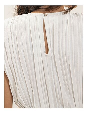 Vestido midi plisado IROVE