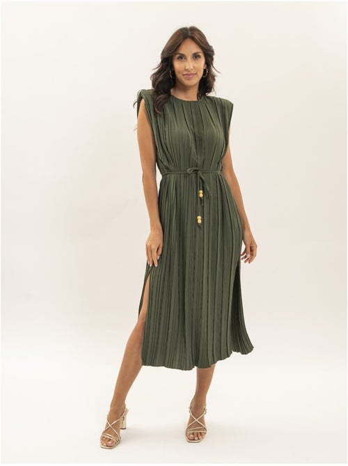Vestido midi plisado IROVE - Kiabi Vestido midi plisado IROVE - Kiabi
