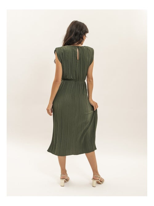 Vestido midi plisado IROVE - Kiabi Vestido midi plisado IROVE - Kiabi