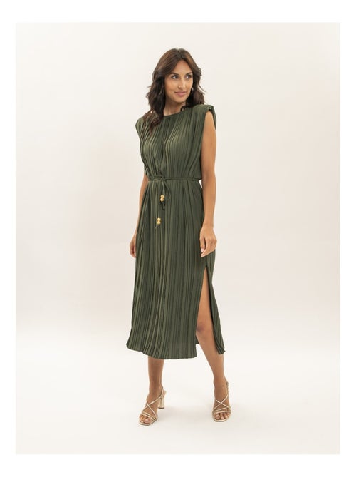 Vestido midi plisado IROVE - Kiabi Vestido midi plisado IROVE - Kiabi