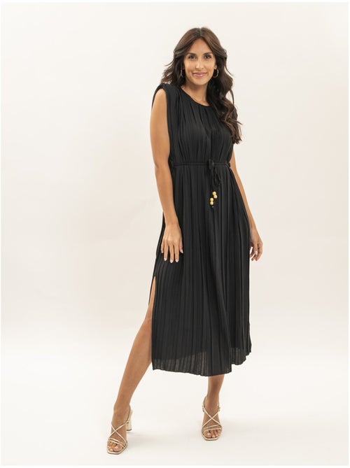 Vestido midi plisado IROVE - Kiabi