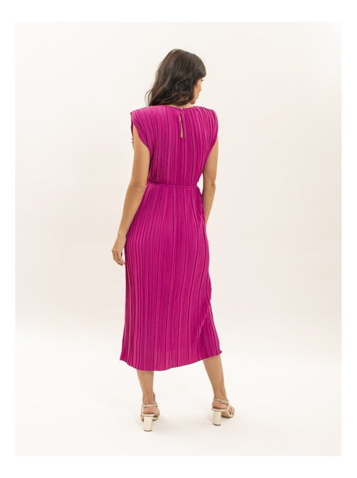 Vestido midi plisado IROVE - Kiabi Vestido midi plisado IROVE - Kiabi