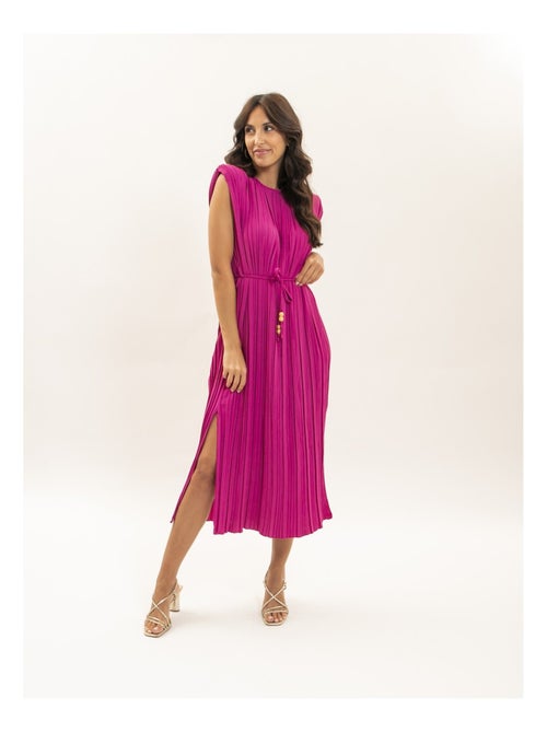 Vestido midi plisado IROVE - Kiabi Vestido midi plisado IROVE - Kiabi