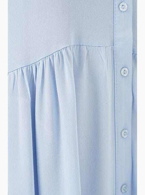 Vestido midi sin mangas con botones y cuello camisero de bdart - Kiabi