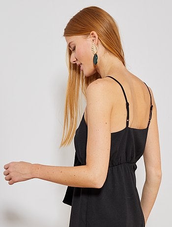 Vestido midi vaporoso - Kiabi