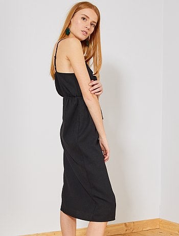 Vestido midi vaporoso - Kiabi