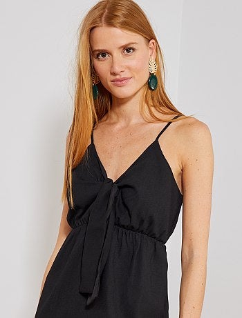 Vestido midi vaporoso - Kiabi