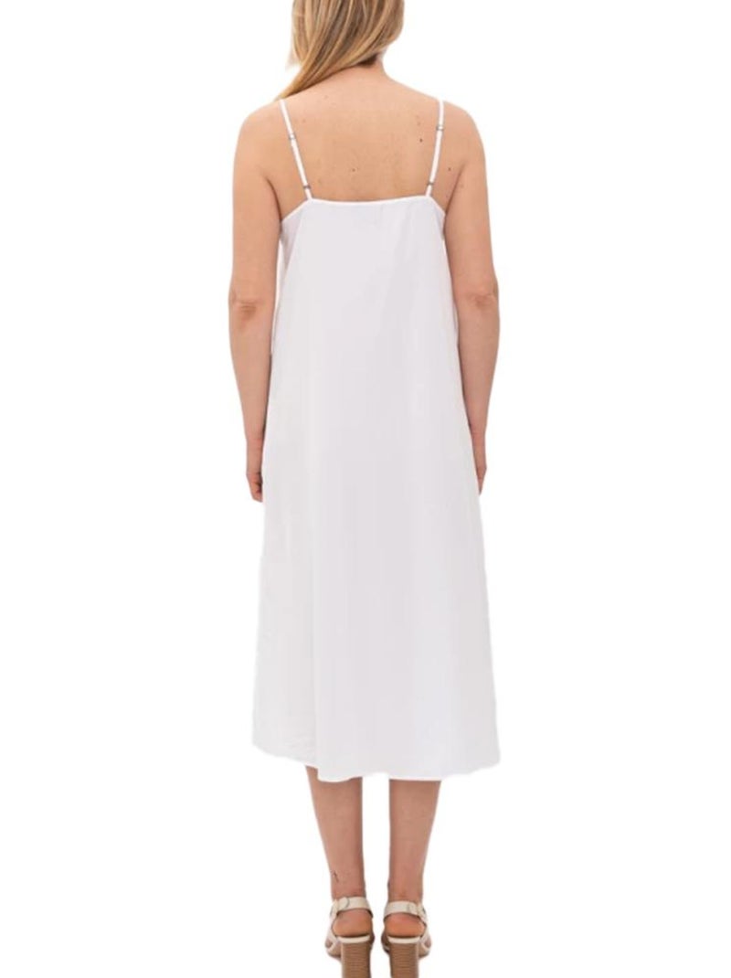 Vestido Midi Vero Moda para Mujer Blanco - Kiabi