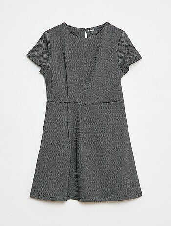 Vestido Milano de corte acampanado y manga corta