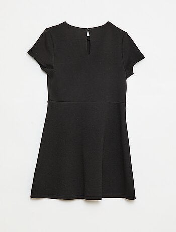 Vestido Milano de corte acampanado y manga corta