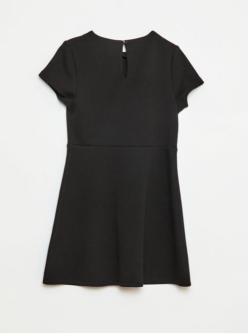 Vestido Milano de corte acampanado y manga corta - Kiabi