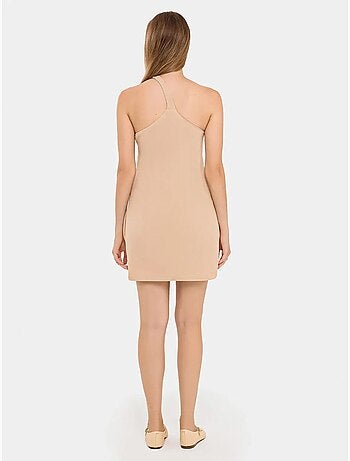 Vestido mini ajustado de un solo hombro hiccup