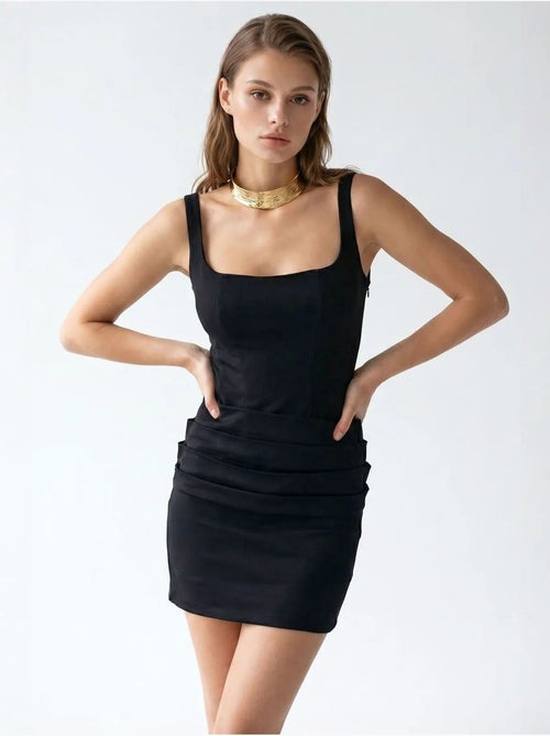 Vestido mini ajustado para mujer mixray - Kiabi Vestido mini ajustado para mujer mixray - Kiabi