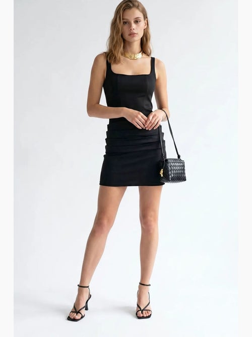 Vestido mini ajustado para mujer mixray - Kiabi Vestido mini ajustado para mujer mixray - Kiabi