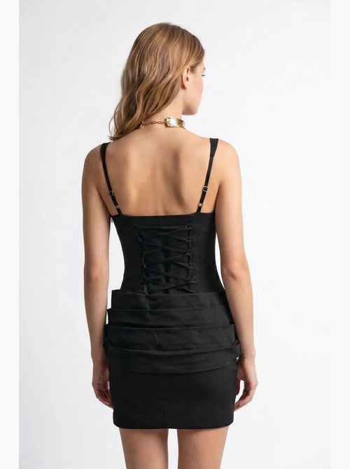 Vestido mini ajustado para mujer mixray - Kiabi Vestido mini ajustado para mujer mixray - Kiabi