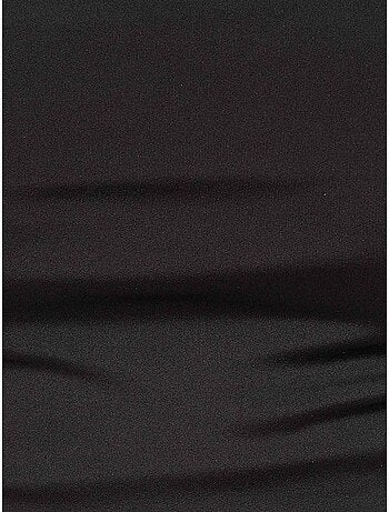 Vestido mini de jersey asimétrico sin mangas