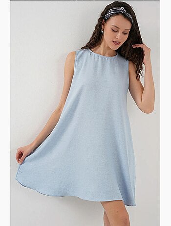 Vestido mini de lino bdart