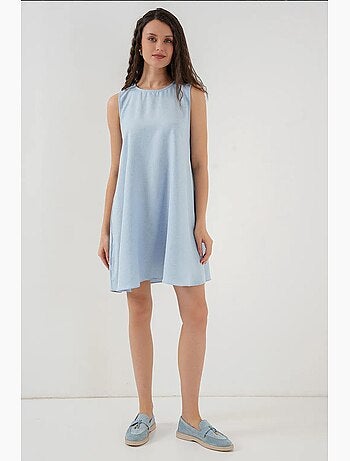 Vestido mini de lino bdart