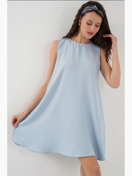 Vestido mini de lino bdart - Kiabi Vestido mini de lino bdart - Kiabi