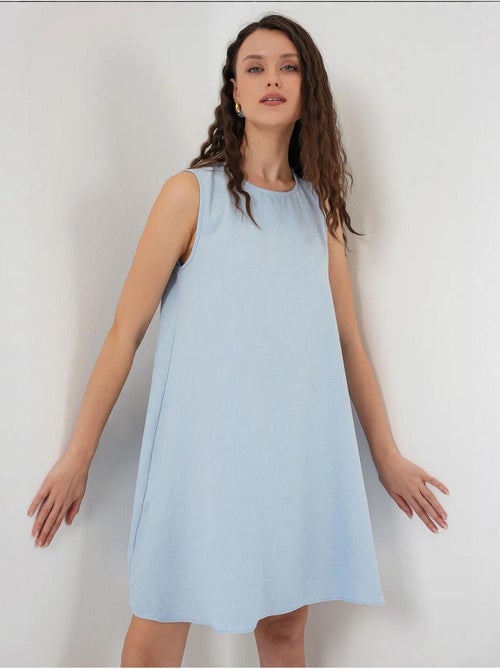 Vestido mini de lino bdart - Kiabi Vestido mini de lino bdart - Kiabi