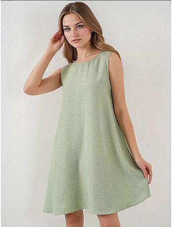 Vestido mini de lino bdart
