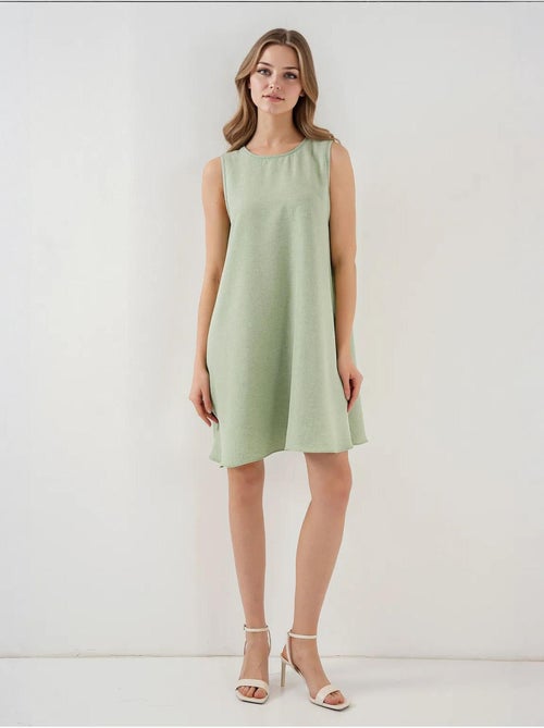 Vestido mini de lino bdart - Kiabi Vestido mini de lino bdart - Kiabi