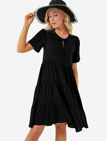 Vestido mini de manga corta bdart