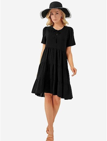Vestido mini de manga corta bdart